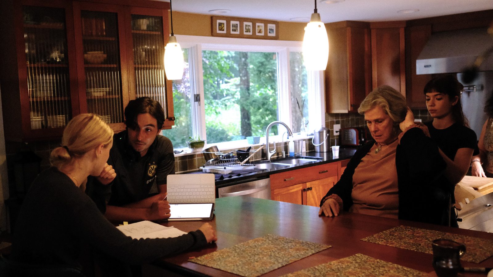 Adi Jahić with Emma Kuhlman, Carol Drewes and Sonya Akhmechet